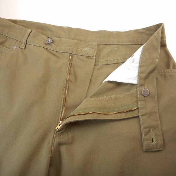 NWT Liz Claiborne Womens Size 14W Cropped Pants Olive Green High Rise Vintage - Picture 11 of 11